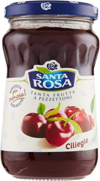 SANTA ROSA CONFETTURA EXTRA DI CILIEGIE 350 GR.