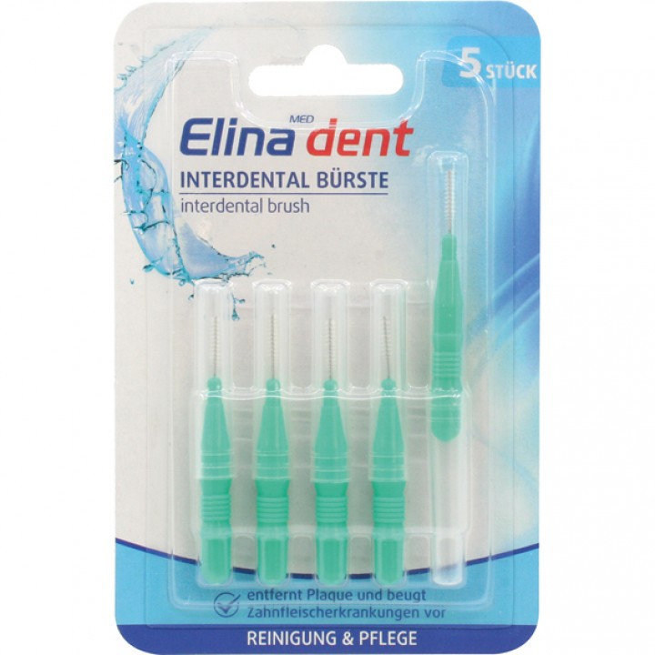SCOVOLINO INTERDENTALE PER LA CURA DI DENTI E GENGIVE - 5 SPAZZOLINI INTERDENTALI