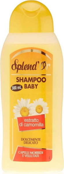 SPLEND'OR SHAMPOO BABY CON ESTRATTO DI CAMOMILLA DOLCEMENTE DELICATO 300 ML.