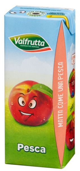VALFRUTTA SUCCHI DI FRUTTA ALLA PESCA 3X200 ML.