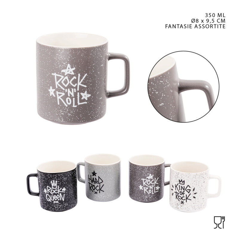 TAZZA MUG ROCK CON MANICO 350ML