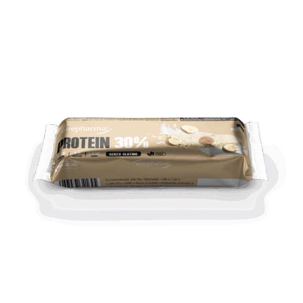 WIREPHARMA BARRETTA PROTEICA 30% SENZA GLUTINE GUSTO NOCCIOLA 45 GR.