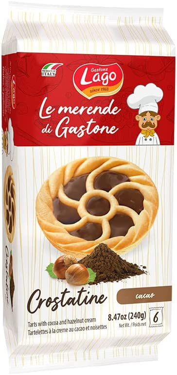 GASTONE LAGO CROSTATINE AL CACAO 6X40 GR.