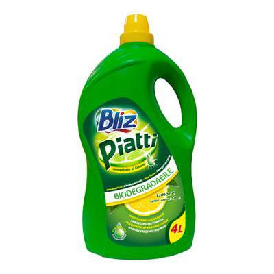 BLIZ DETERSIVO PER PIATTI AL LIMONE CONCENTRATO 4 LT.