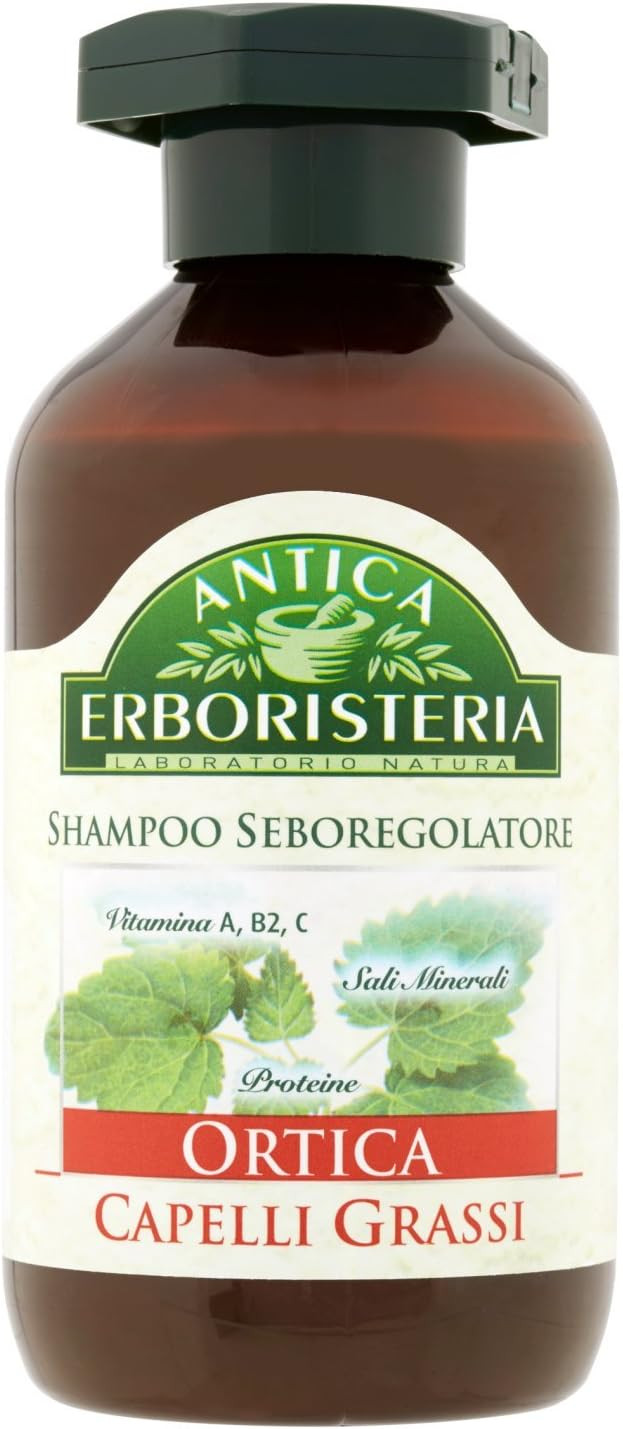 ANTICA ERBORISTERIA SHAMPOO SEBOREGOLATORE ALL'ORTICA PER CAPELLI GRASSI 250 ML.