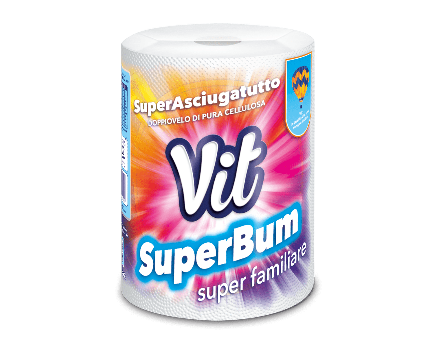 VIT SUPERBUM SUPER ASCIUGATUTTO DOPPIOVELO DI PURA CELLULOSA A 2 VELI