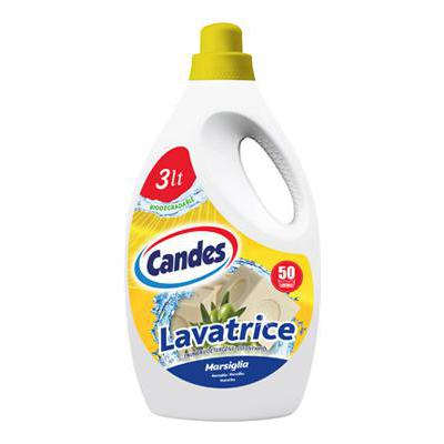CANDES AMMORBIDENTE LAVATRICE MARSIGLIA 50 LAVAGGI 3 LT.