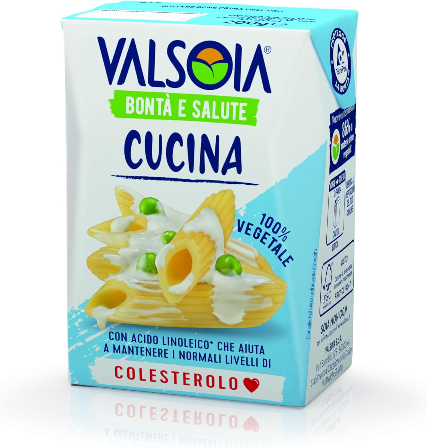 VALSOIA PANNA DA CUCINA 100% VEGETALE 200 GR.