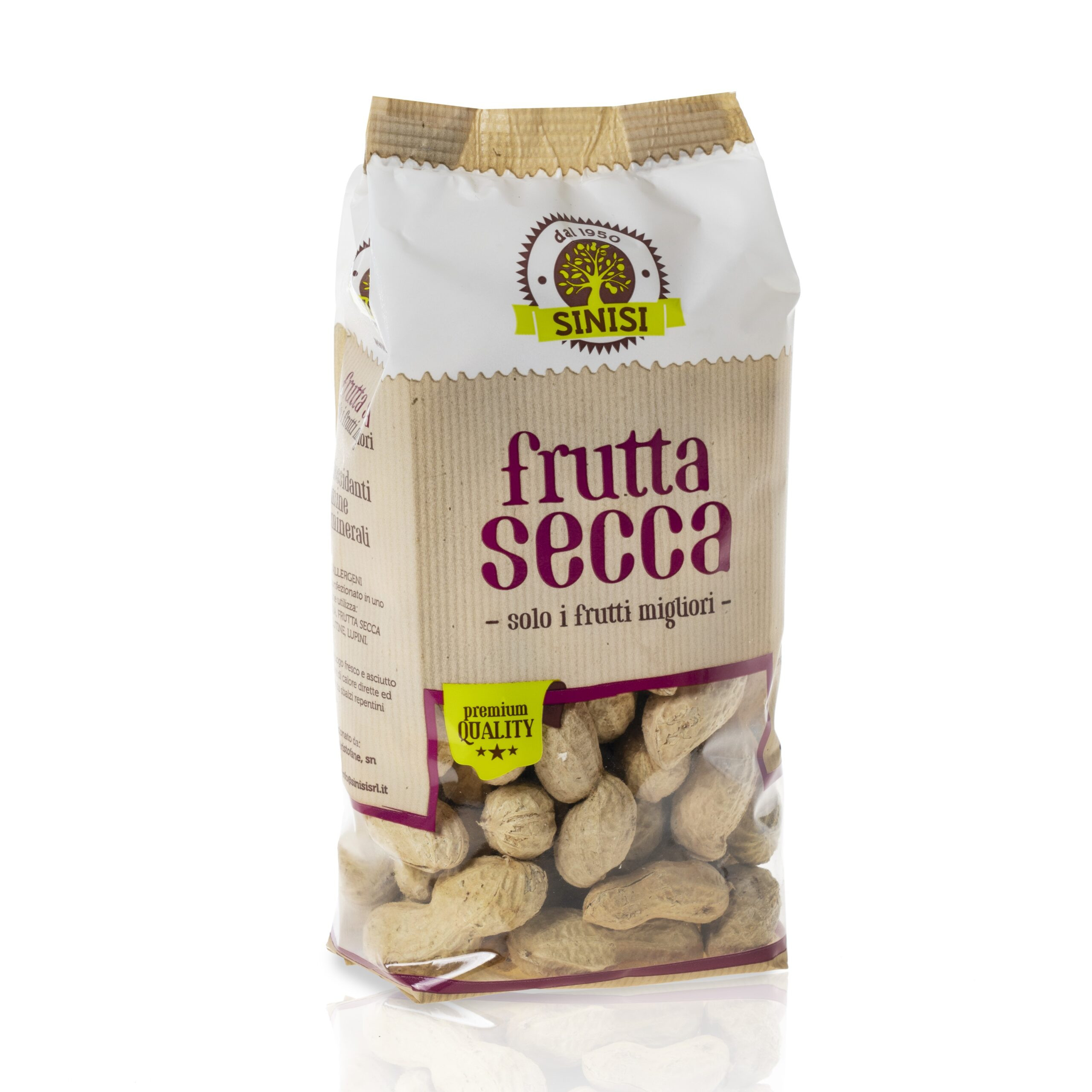 SINISI ARACHIDI TOSTATE CON GUSCIO 200 GR.