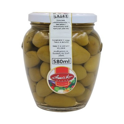 AMATO I BUONI SAPORI OLIVE "LA BELLA DI CERIGNOLA" 580 ML.
