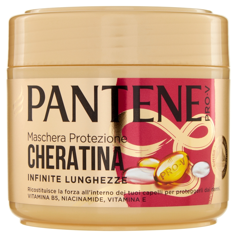 PANTENE PRO-V MASCHERA PROTEZIONE ALLA CHERATINA INFINITE LUNGHEZZE 300 ML.